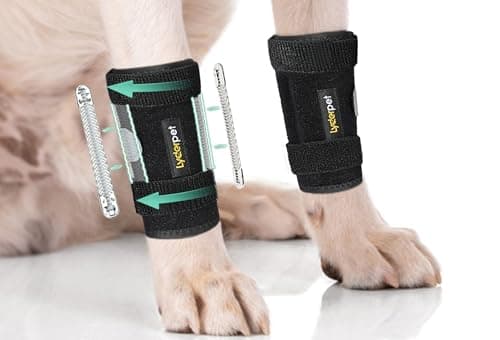 Lyderpet Dog Carpal Brace with Metal Splints